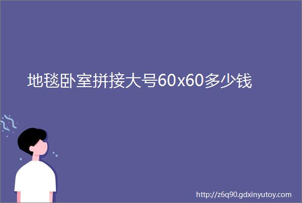 地毯卧室拼接大号60x60多少钱